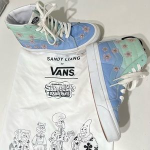 Sandy Liang for Vans sk8-hi SpongeBob Sandy checks themed.